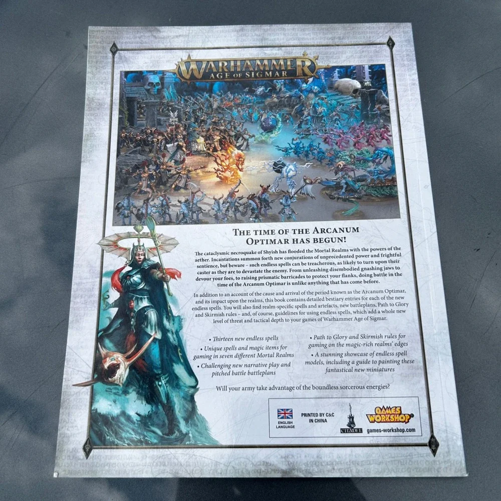 Warhammer Age of Sigmar Malign Sorcery Battle Magic Expansion Book Game Workshop